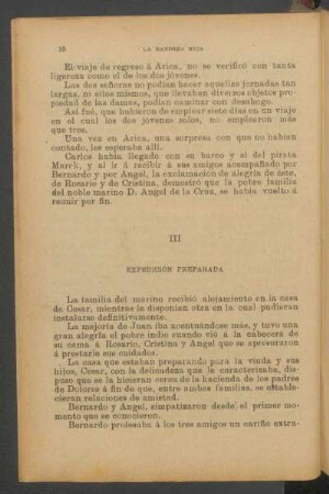 III - Expedición preparada