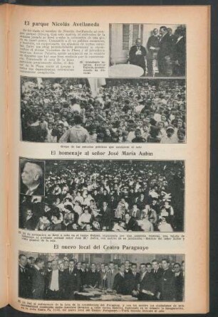 El homenaje al señor José María Aubin