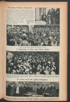 El homenaje al señor José María Aubin