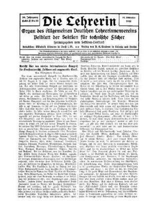 Bericht über den vierten internationalen Kongreß für Kunstunterricht, Zeichnen und angewandte Kunst