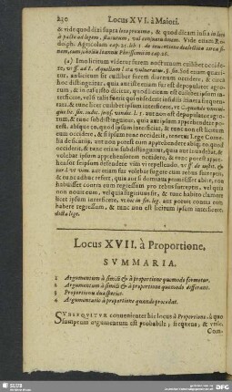 Locus XVII. à Proportione