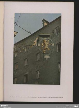Schmiedeeisernes Wirtshausschilder