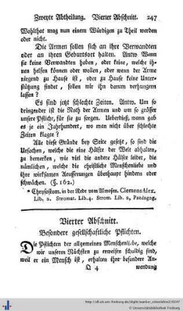 4. Abschnitt. Besondere gesellschaftliche Pflichten.