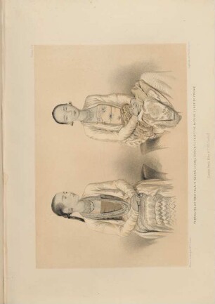 Portraits of two Talain young ladies daughters of the native judge of Prome