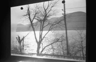 Orsova: Bahnstrecke am Eisernen Tor, aus dem Fenster