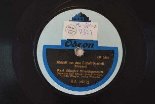 Menuett aus dem Es-dur-Quartett / (Mozart)