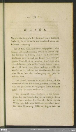 Würde