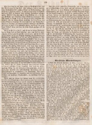 159-160 Kirchliche Mittheilungen