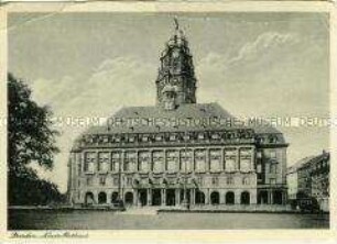 Das neue Rathaus in Dresden