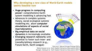 Closing the loop: Reconnecting social-technologial dynamics to Earth System science