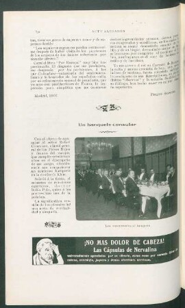Un banquete consular