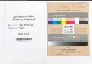 Entnazifizierung Arno Graf , geb. 15.12.1895 (Arbeiter)