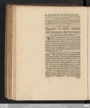 Tit. IX. (V. 39. 40.) Quando ex facto tutoris vel curatoris minores agere vel conveniri possunt.