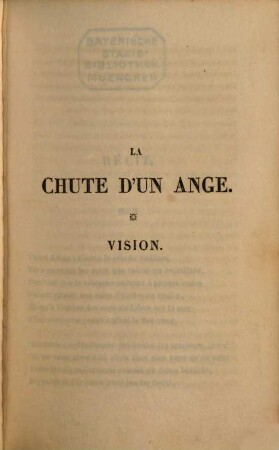 La chute d'un ange : épisode, 1