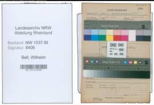 Entnazifizierung Wilhelm Bell , geb. 03.12.1892 (Verwaltungsangestellter)