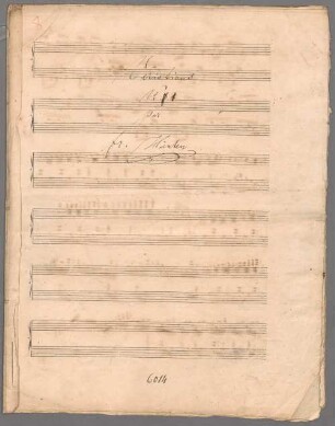 Mélodie de Donizetti, Klavier; op. 113/1 - BSB Mus.Schott.Ha 5989-2
