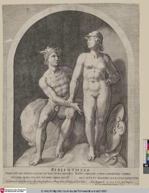 [Merkur und Minerva; Mercury and Minerva]