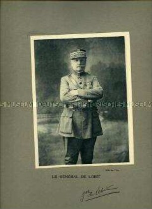 Uniformdarstellung, Porträtfoto, Paul de Lobit in Generalsuniform, Frankreich, 1918/1923 .