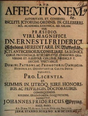 De affectione : [diss. inaug.]