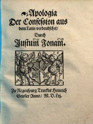 Apologia der Confession