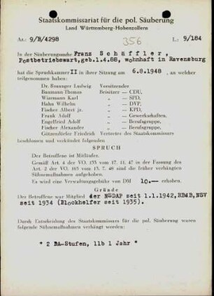 Schäffler, Franz