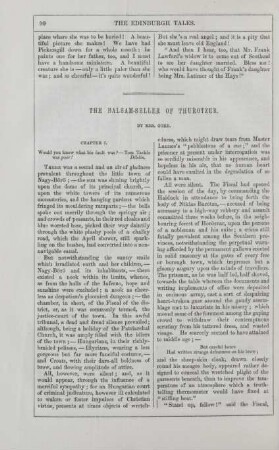 The balsam-seller of Thurotzer. By Mrs. Gore