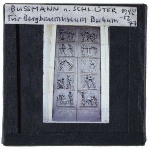 Tür für Bergbaumuseum Bochum (links)