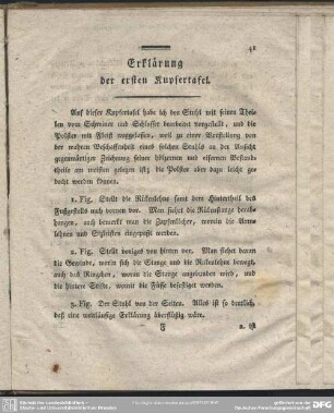 Erklärung der ersten Kupfertafel