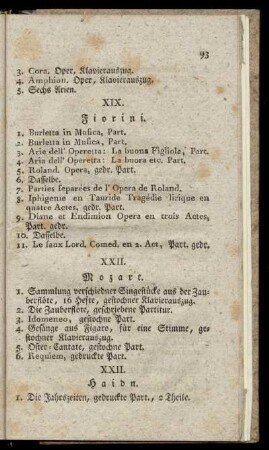 XXII. Mozart