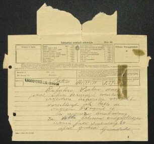 Brief von Willy Grunwald an Gerhart Hauptmann