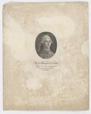 Bildnis des Jean. Domin. Cassini