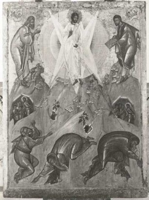 Verklärung Christi : Verklärung Christi. Ikonenmalerei (1386/1400; Feofan Grek). Moskau: Tretjakow-Galerie