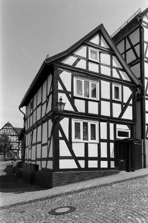 Wohnhaus (Wohnhaus, Fachwerk); Frankenberg, Steubergasse 16