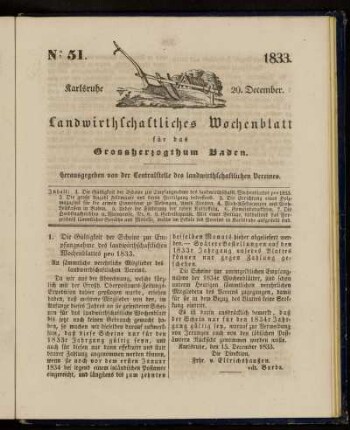 No 51. 20. December. 1833