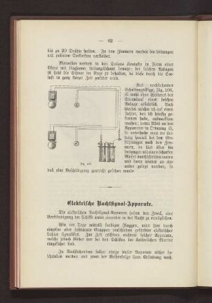 Elektrische Nachtsignal-Apparate.