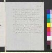 Brief von Westphalen, Engel Christine an Goethe, Johann Wolfgang von