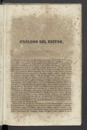 Prólogo Del Editor