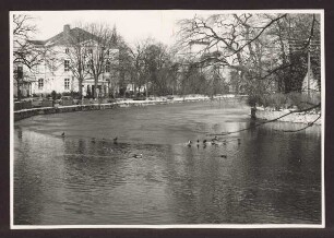 Schlossgraben, Blick auf das Landesmuseum. Detmold