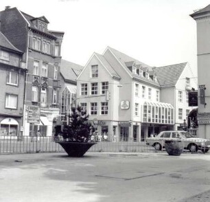 Blick in die Hornsche Str. / Hornsches Tor. Detmold. Hornsche Str. Papierabzug