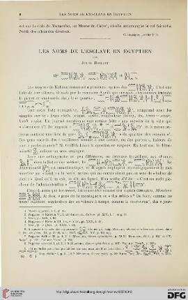 29: Les noms de l'esclave en égyptien, [4]