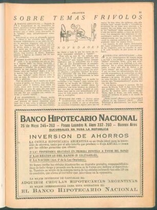 Sobre temas frívolos