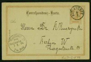 Mutter Okt. 1897 - April 1900