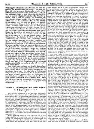 Booker T. Washington und seine Schule