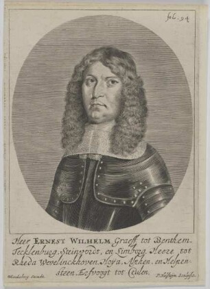 Bildnis des Ernst Wilhelm tot Benthem