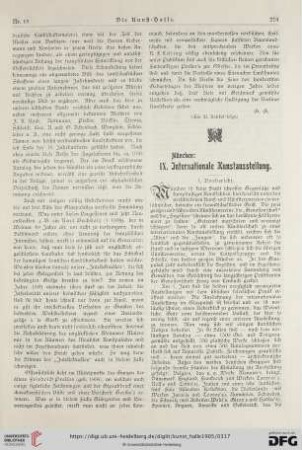 10: München: IX. Internationale Kunstausstellung, [1]