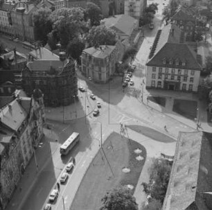 Karl-Marx-Platz in der Erfurter Altstadt : Blickrichtung Nordwesten