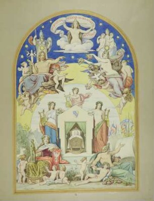 Allegorie auf Goethes Geburt
