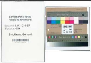 Entnazifizierung Gerhard Bruckhaus , geb. 00.00.0000 ()