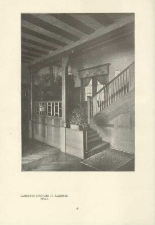 Landhaus Springer in Wannsee. Diele