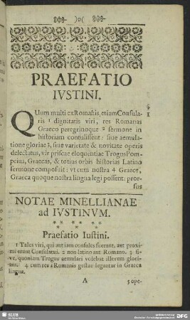 Praefatio Iustini